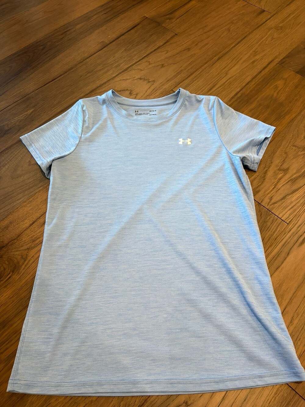 Under Armour HeatGear Loose Fit Short Sleeve Performance T-Shirt Light Blue